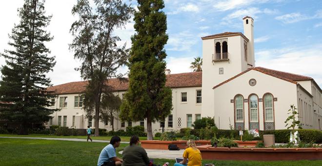 Photo of the Central Classroom Building at San Jose State University.